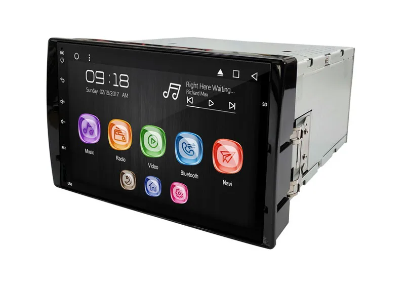 Автомобильный мультимедийный экран Allways 7 дюймов IPS Android 9 0 Восьмиядерный 2 Гб ОЗУ 32