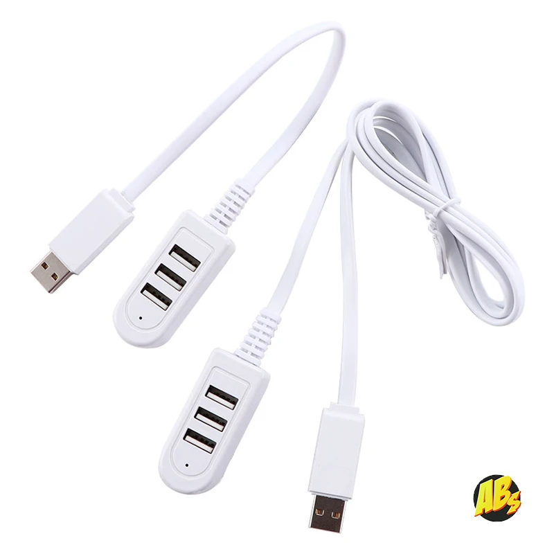 USB хаб на 3 2.0 порта 0 3м/ 1.2м концентратор для Windows и Mac OS usb разветвитель 2 расширитель