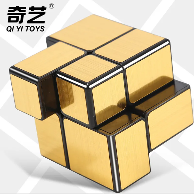 Волшебный кубик QiYi Mirror 2x2X2 2x2 зеркальный пазл волшебный 2 скоростных зеркальные