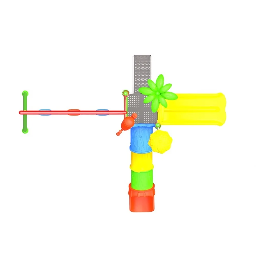 Уличная игровая площадка XFUN игровой набор для детей с 3 х местными качели и горкой