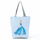 Сумка-шоппер Женская многоразовая, с принтом Золушки, Принцессы Диснея