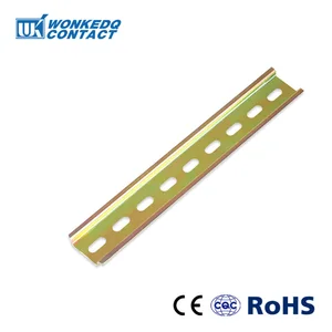 Толщина 1 мм NS35-S стальная din-рейка для монтажных клеммных блоков стальной материал 35 мм 0,5 метра универсальный тип