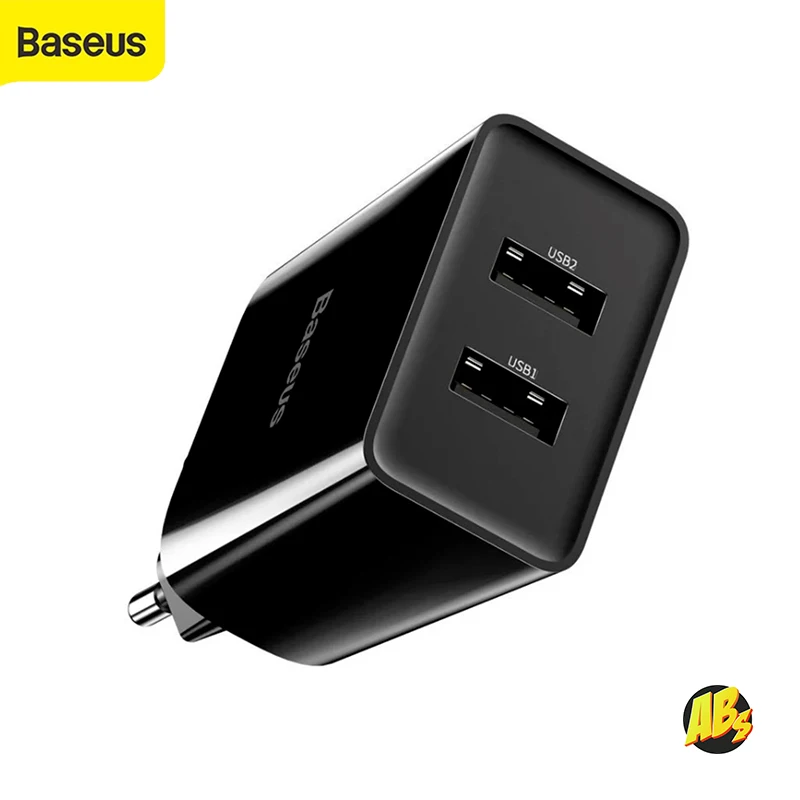 Зарядное устройство Baseus Speed Mini Dual U Charger 10.5W оригинал зарядка для iPhone iPad сетевое ЗУ