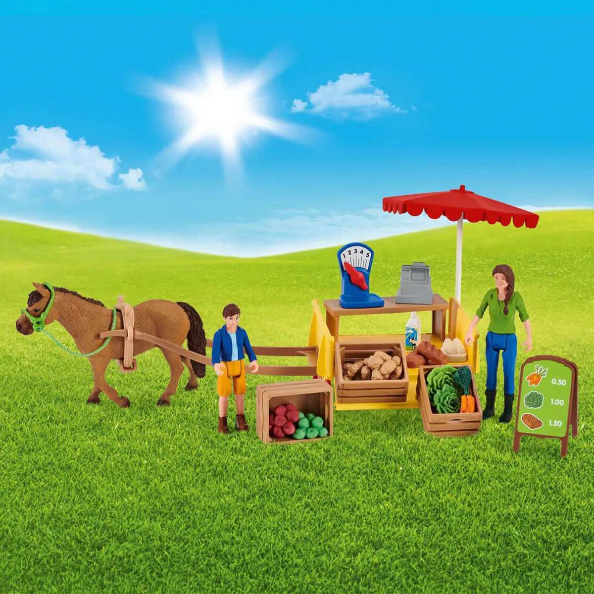 Игровой набор &quotМобильный прилавок Солнечный день&quot.Фигурки .Подарок для