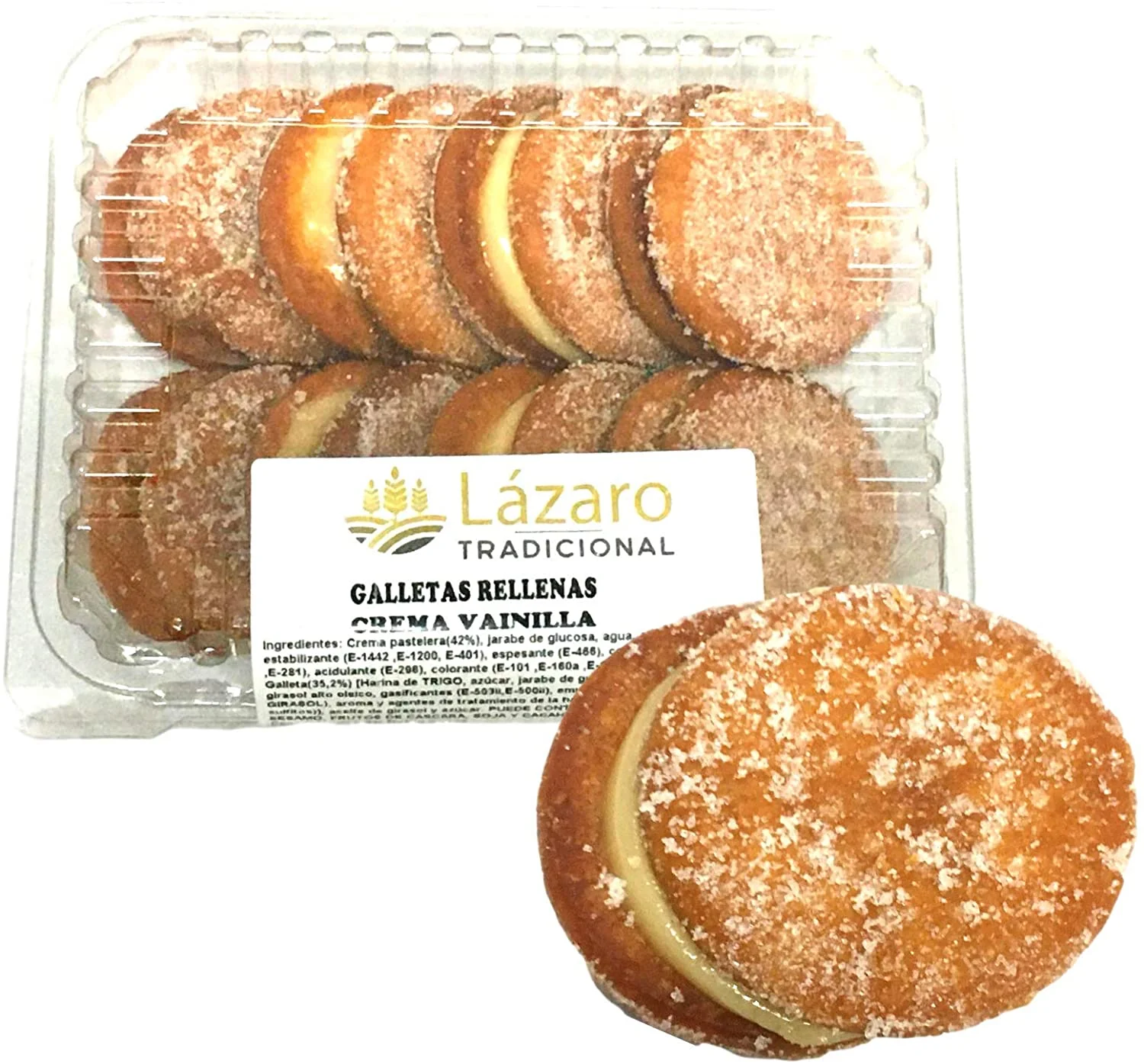 Чипсы Lazarus заполнены ванильным кремом лемонсом 300 граммов 8 шт. - купить по