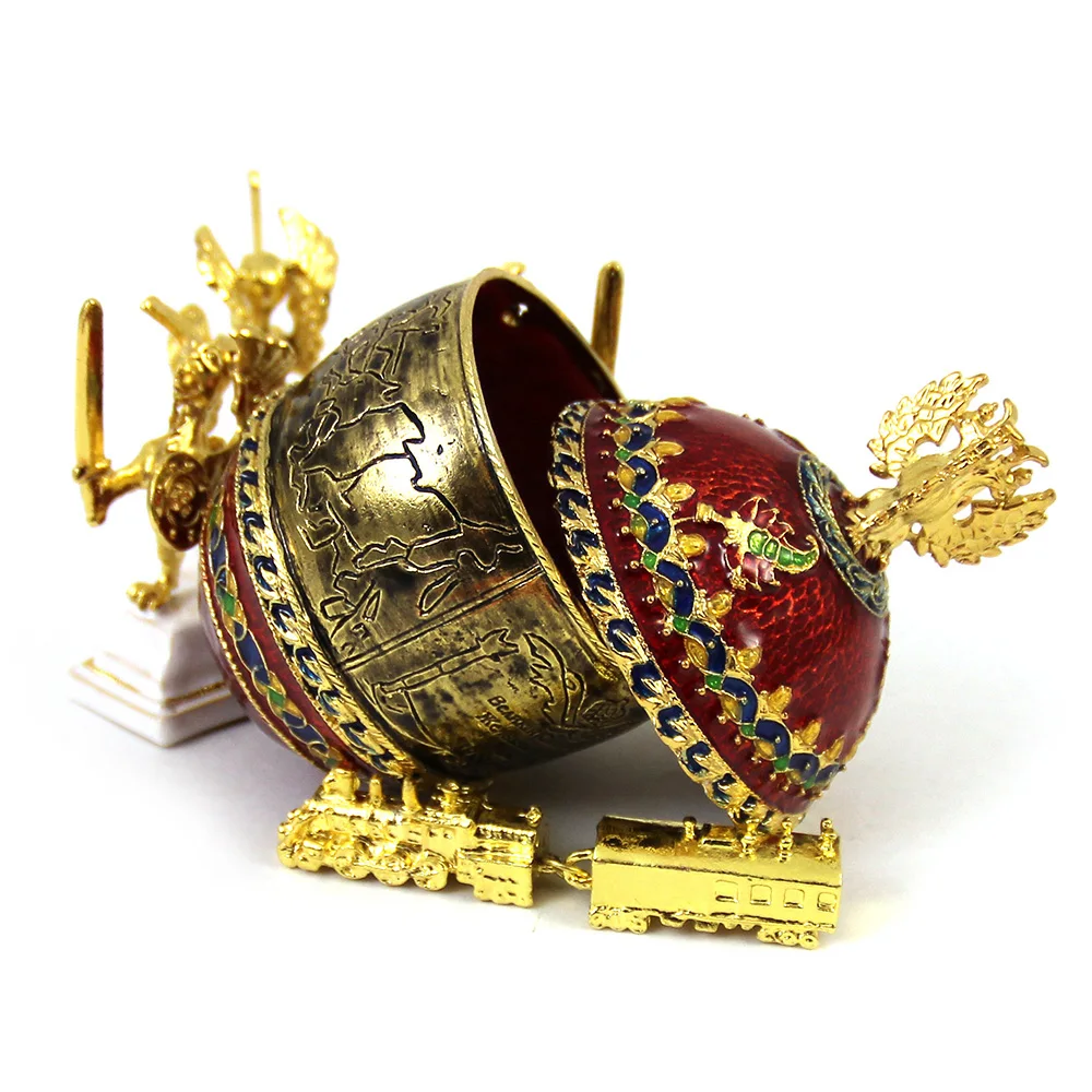 Шкатулка Фаберже &quotТранссибирский Экспресс&quot коробка для украшений хранения