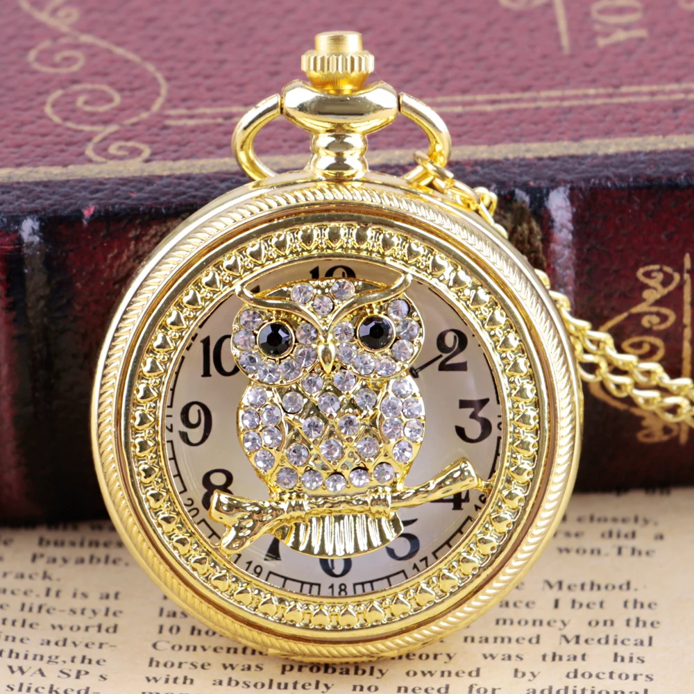 

Hot Sale Cartoon Pocket Watches Retro skeleton Necklace Chain Women Fashion Quartz Movement Vintage Pocket Fob Watch