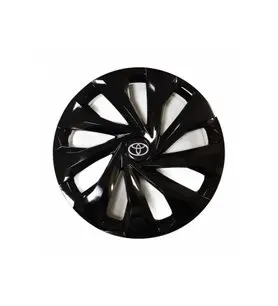 

Raba wheel cover R15 high gloss piano bright black flexible Toyota Yaris Auris Corolla 15 inch 4 pcs/set with emblem Tuning