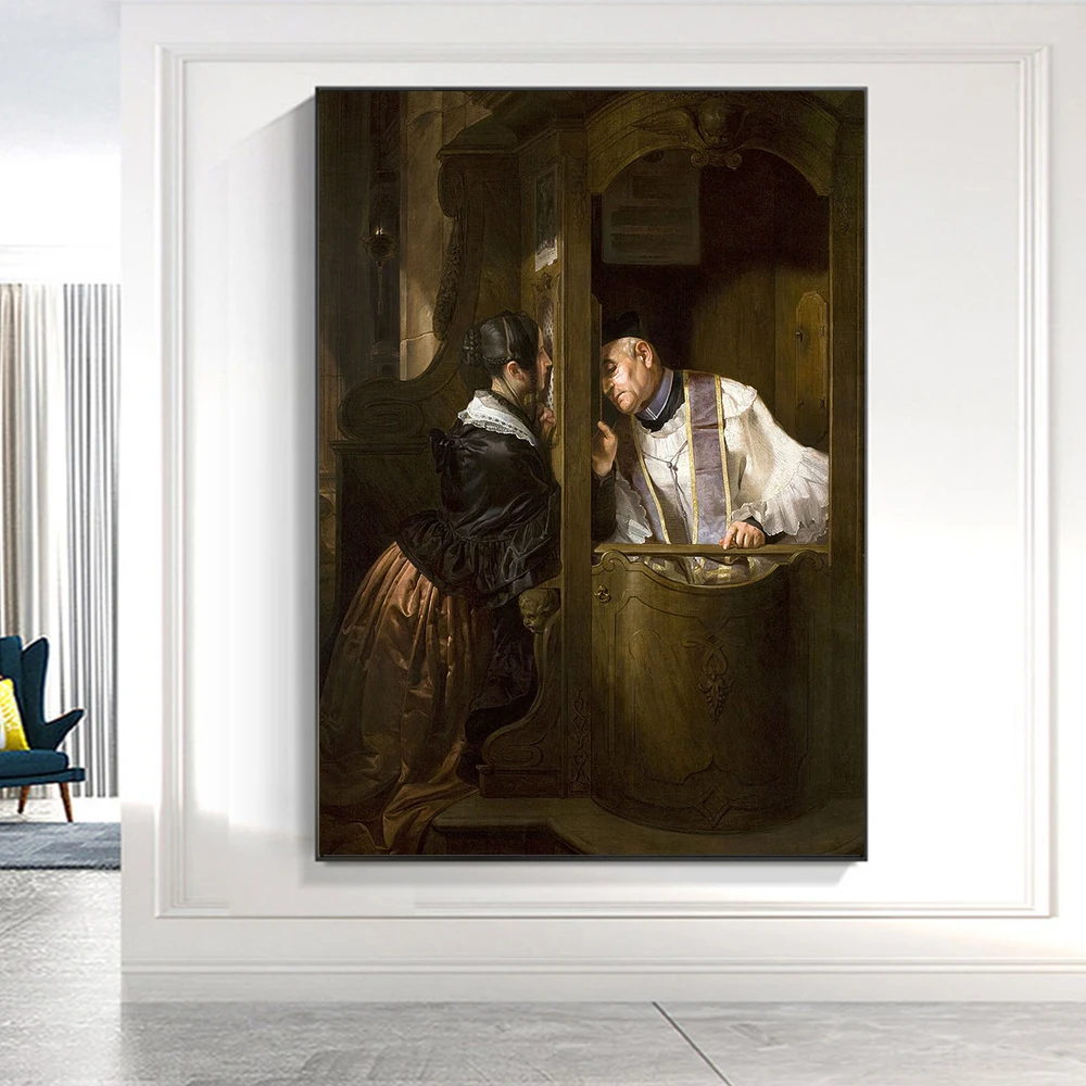 1880 г. постеры и принты хайнрича лоссоу винтажная Картина на холсте эпохи