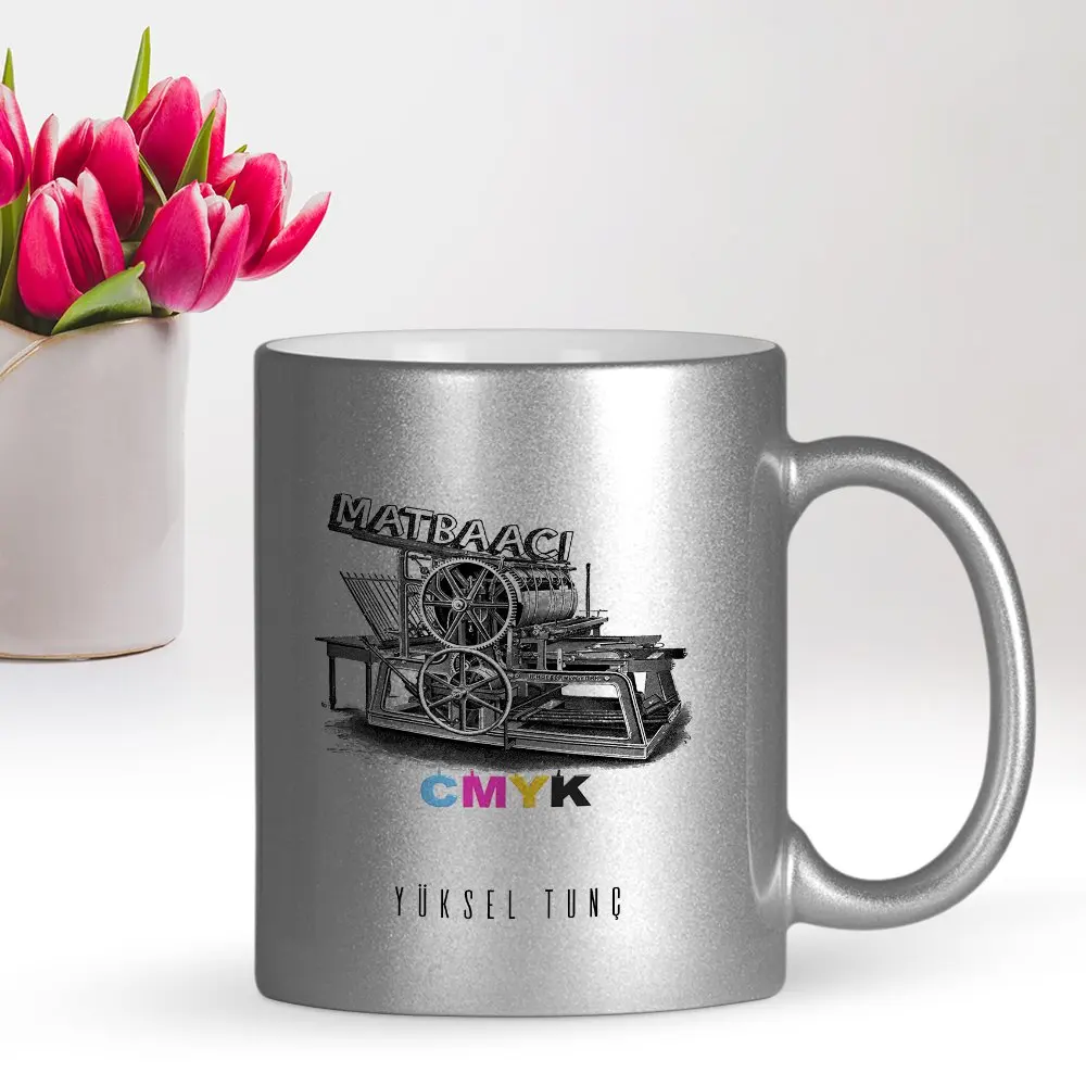 

Personalized Professional Printer Silver Gilt Mug Cup