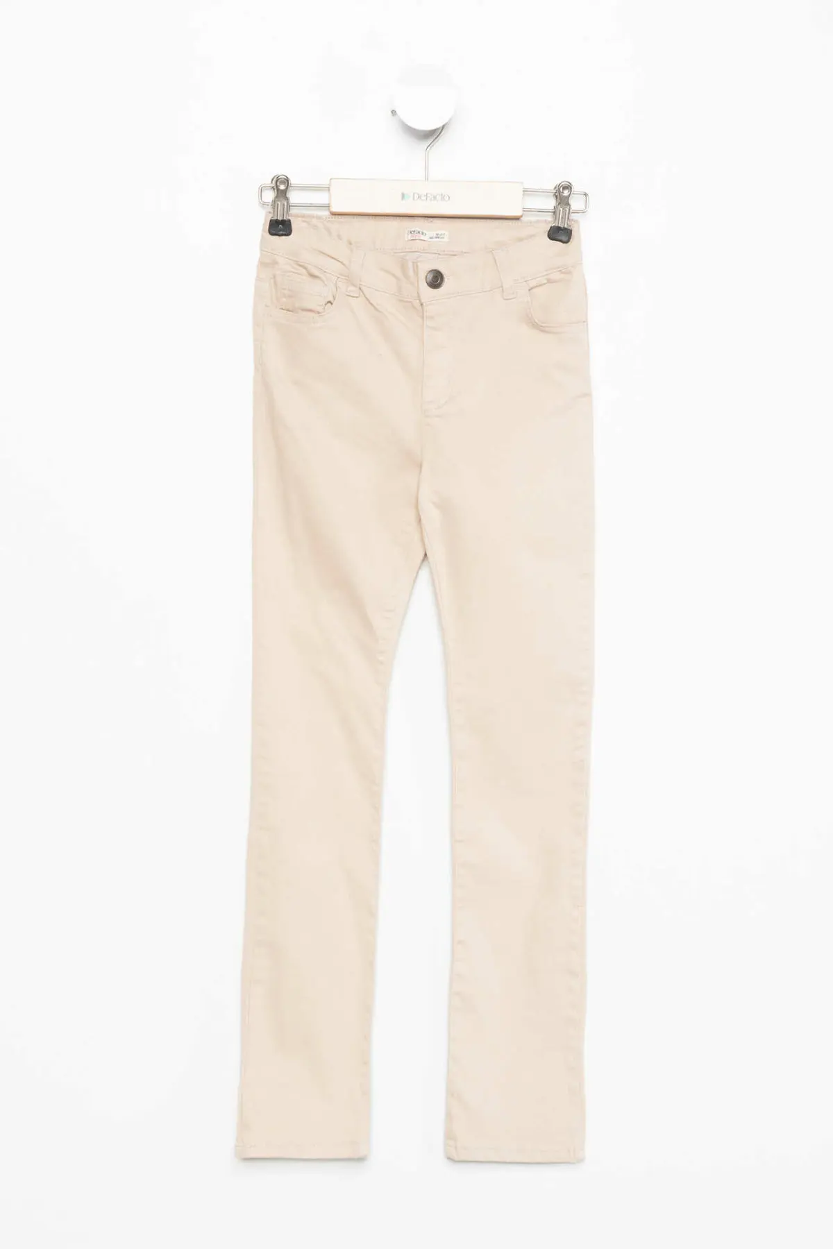 Дефакто осенние черные джинсы для девочек повседневные длинные штаны