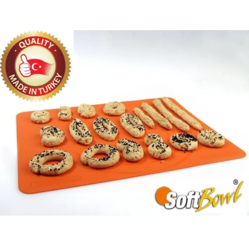 

Silicone Oven Mat Heat Resistant Healty Reusable Non-Stick Pan Pad Thick Cooking Tray Baking Sheet Kitchen Bakeware Gadget Pizza