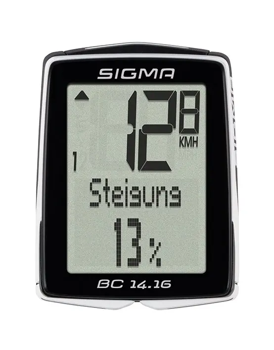Computer Sigma BC 14.16 14 functions wired black 01416 |