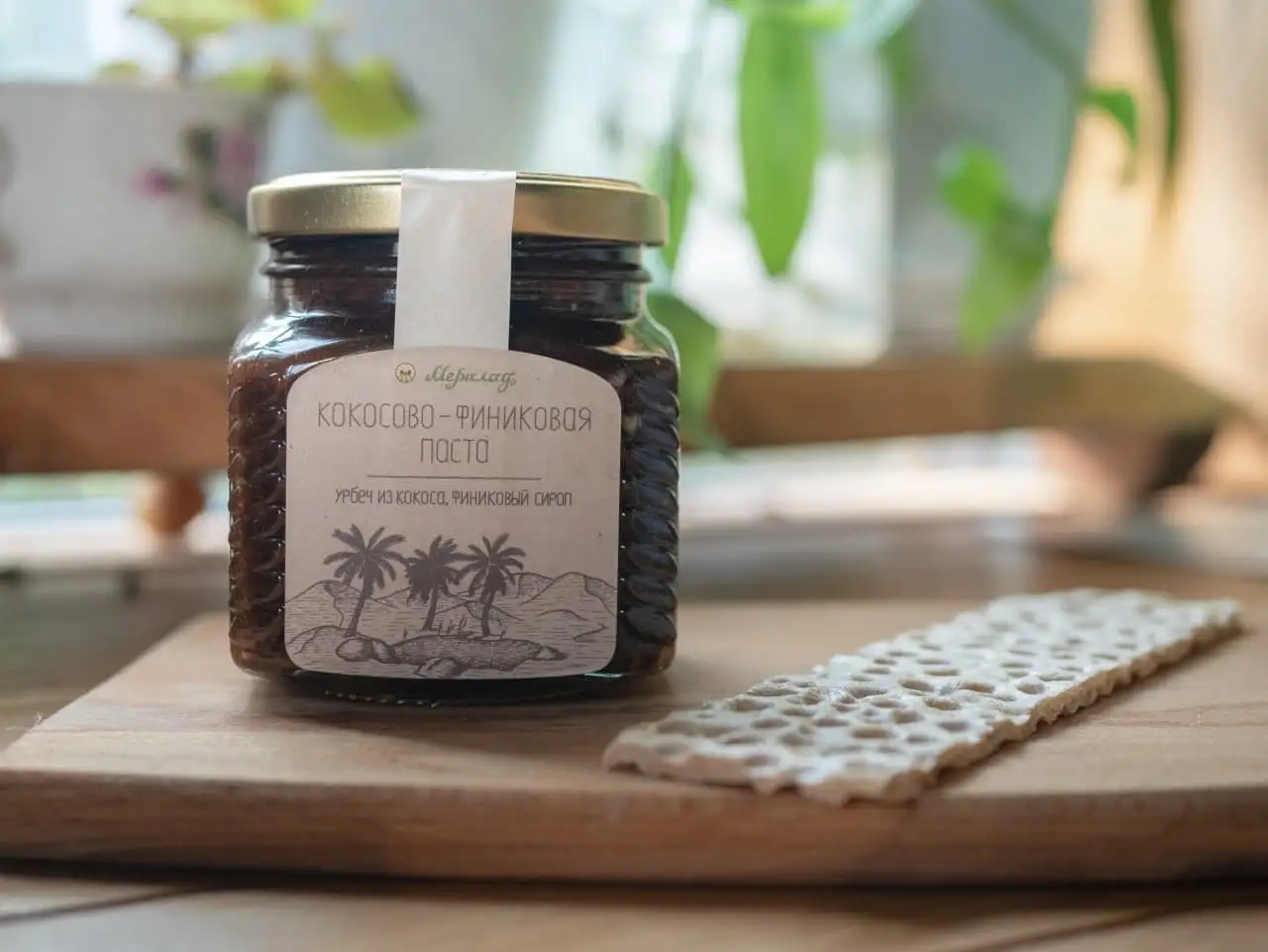 Кокосово финиковая паста 230 г. / Финиковый сироп мякоть кокоса * Доставка из Москвы