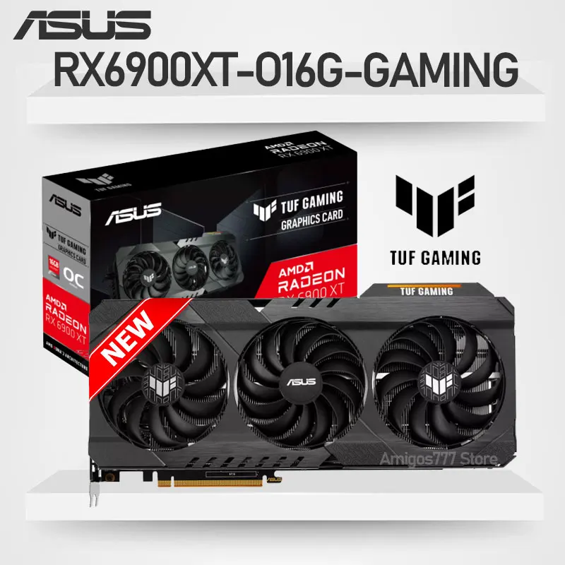 

ASUS Raphic Card TUF-RX6900XT-O16G-GAMING GDDR6 Graphics Card AMD Radeon RX 6900 XT 256bit PCIe 4.0 Miner GPU MINING Video Card
