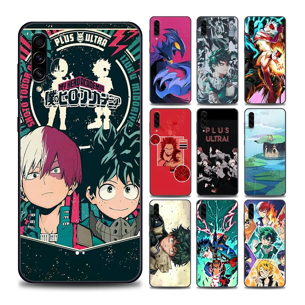 

Anime My Hero Academia Phone Case for Samsung A7 A9 10 20 E S 30 S 40 50 S 60 70 S 80 90 5G Soft Silicone Cover Coque Funda