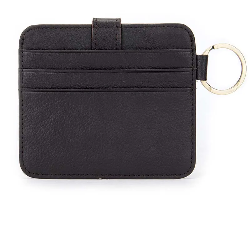 Кожаный тонкий мужской держатель для кредитных карт брендовый дизайнерский