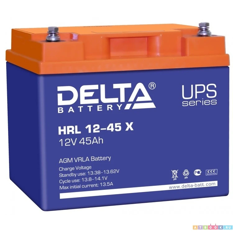 Delta HRL 12-45 X Аккумулятор HRL12-45X | Электроника