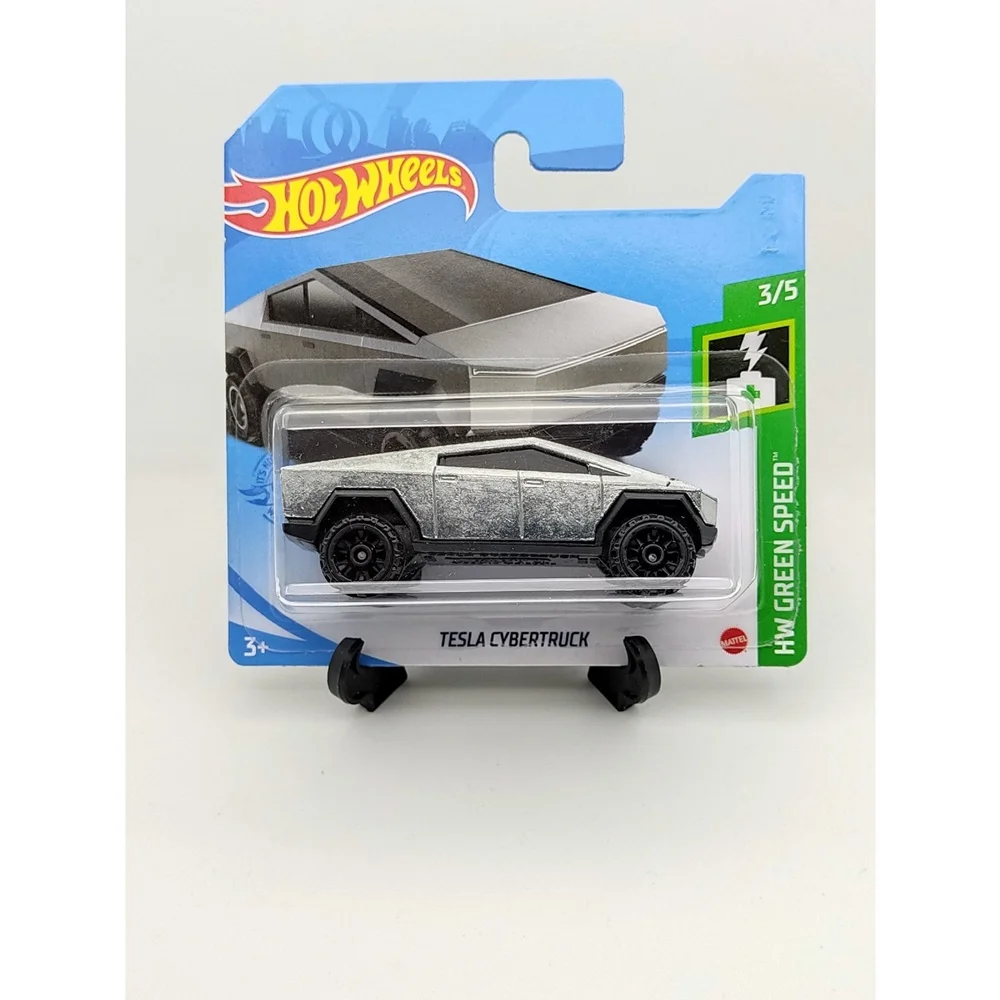 

Toy Car Tesla Cybertruck Model. 1.64 Scale, Collectible, Hobby, Gift, Child, Adult, Hot Wheels. A+ Quality Accessory