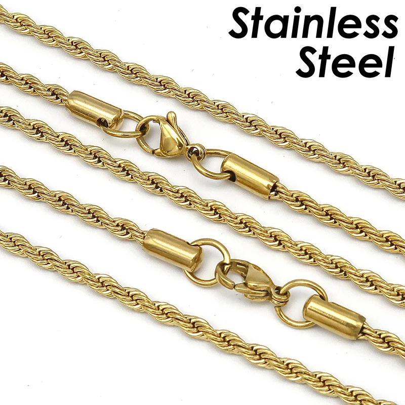 Ожерелье из нержавеющей стали для мужчин и женщин ожерелье французской