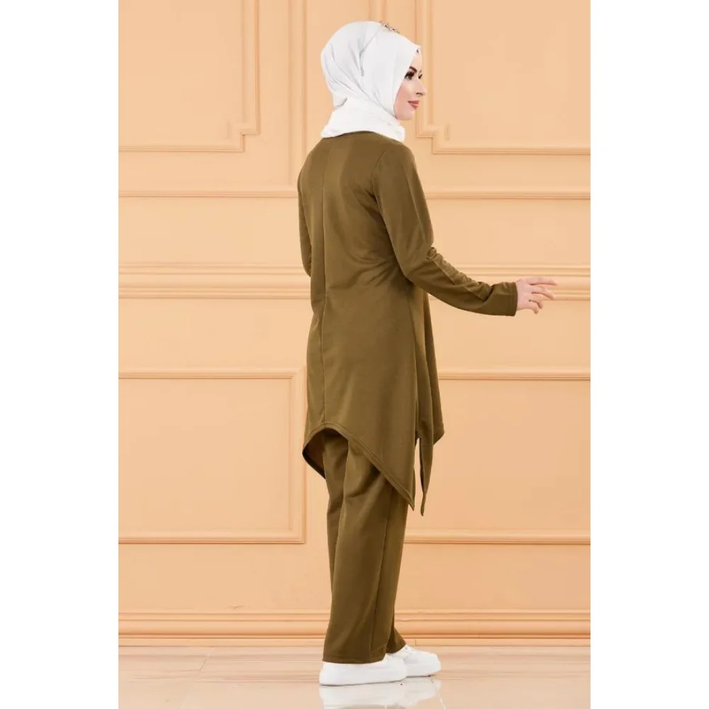 Tunic Pants Combination abayas muslim sets modest clothing turkey dresses for women hijab dress muslim tops islamic clothing aba