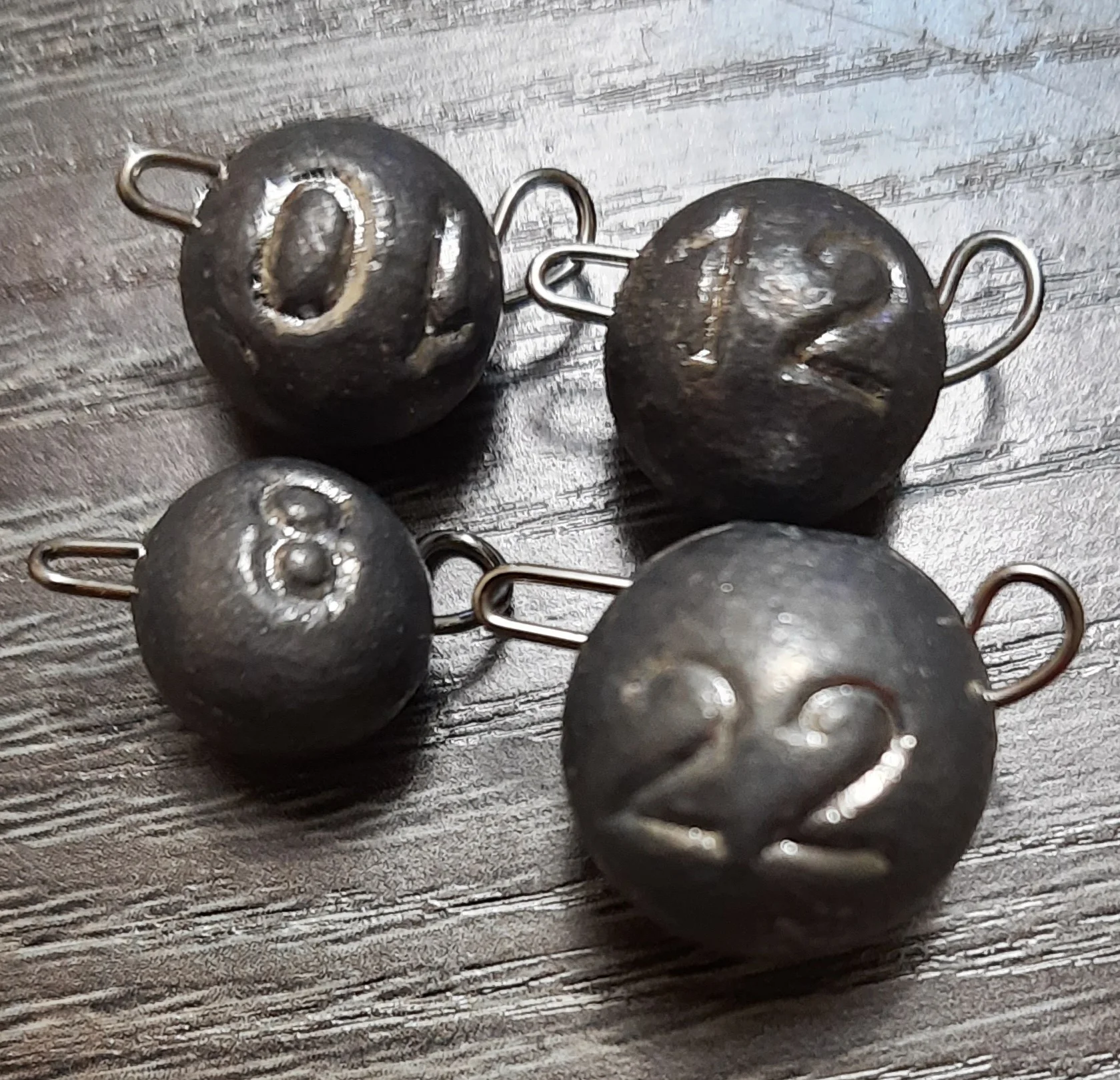 100 шт Грузила для рыбалки Набор разборных чебурашек 4 - 8 гр Чебурашка разборная