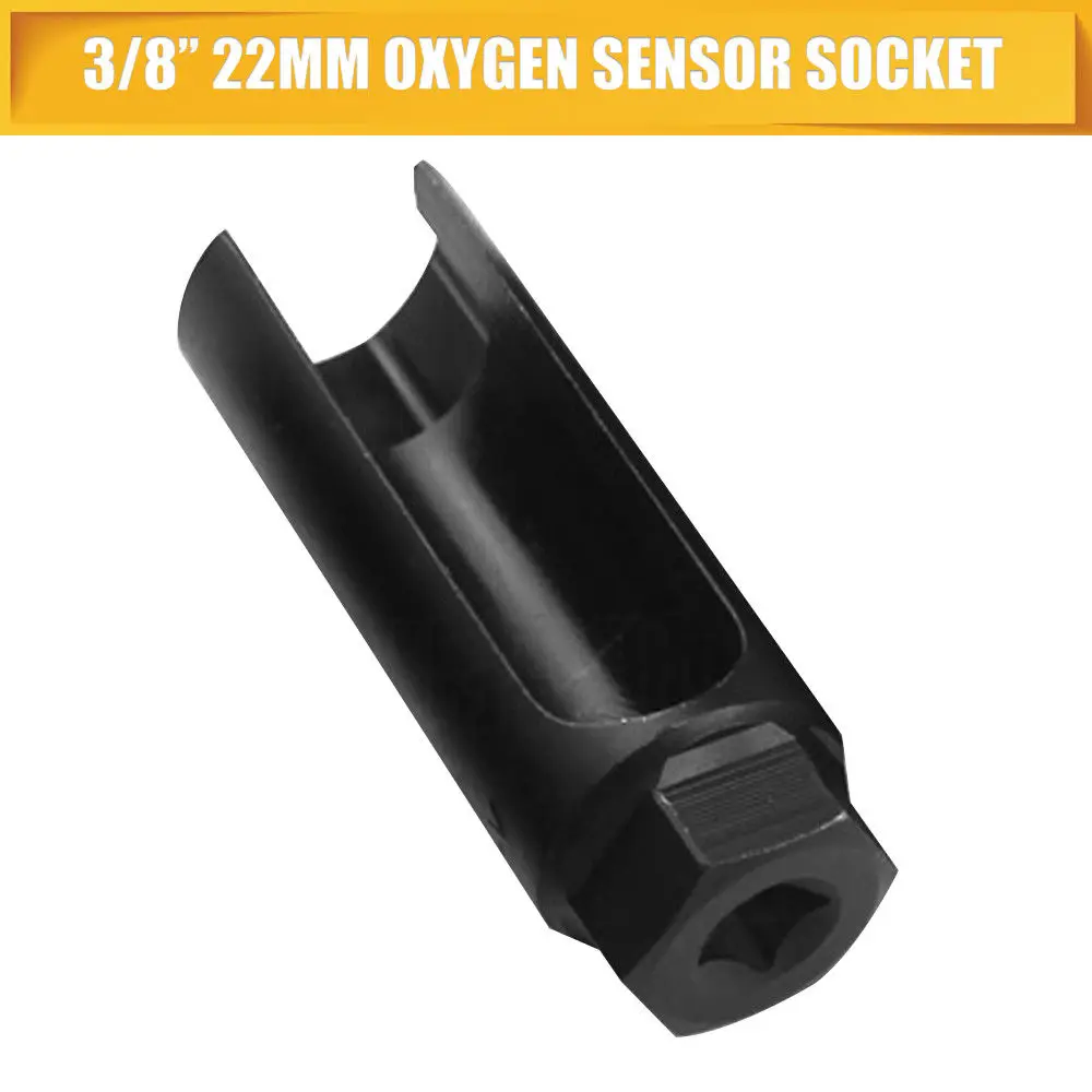 

Oxygen Sensor Wrench Phosphating Metal Surface CR-V Material Durable Tool for Use with 1/2 Inch Drive Ratchet Breaker Bar