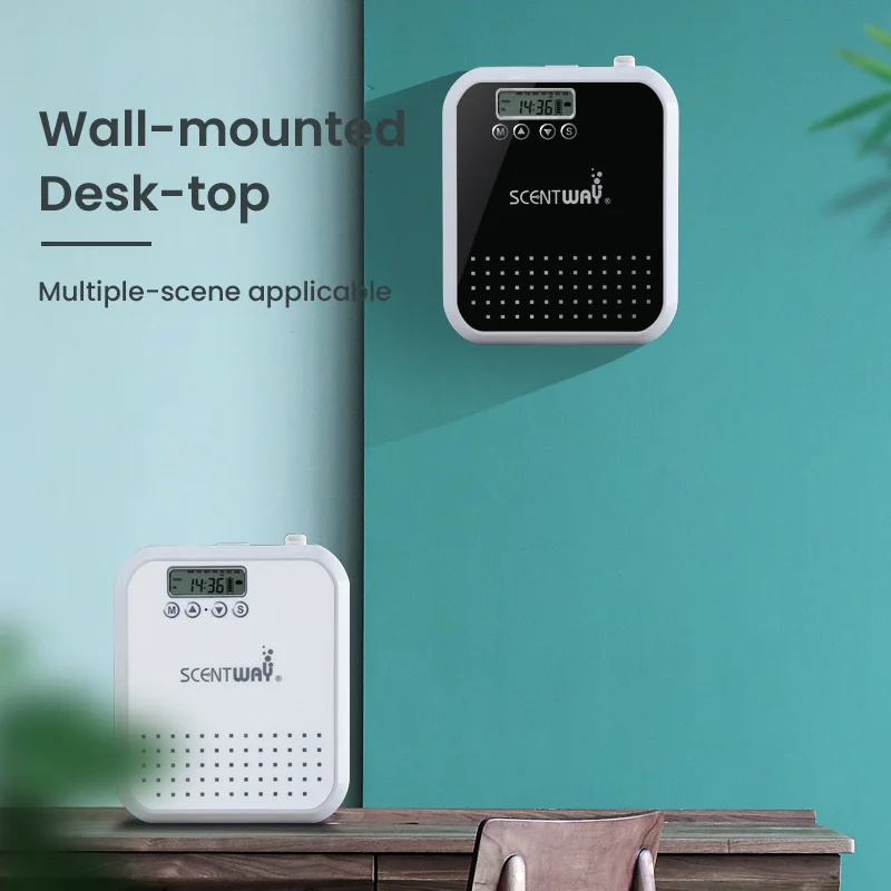 

Scent Diffuser Wall-mounted Hotel Aroma Scenting Device Pure Essential Oil Diffuser Digital Screen Smart Timer Atomizer
