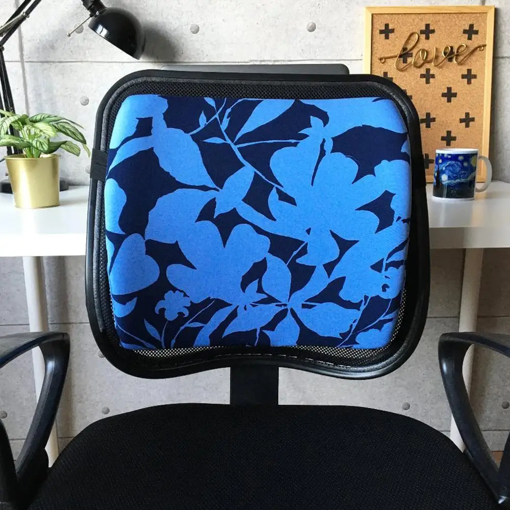 Comprare Custog Memory Foam Cuscino Cuscino Sedile Supporto Vita Cuscino Schienale Per Sedia Da Ufficio Ortopedico Cuscino Sanitario Fiore