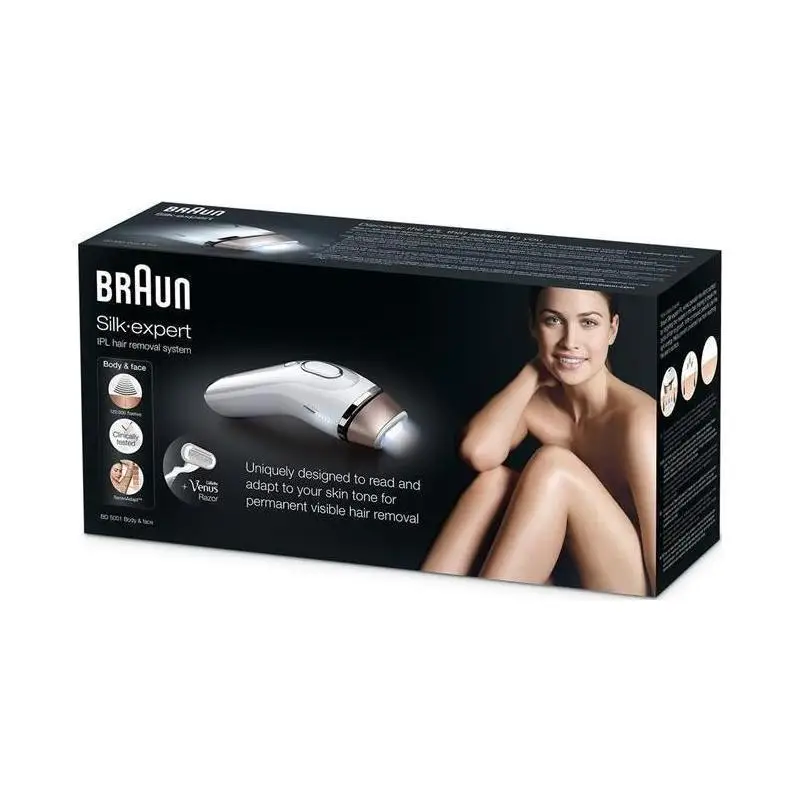 

Устройство для удаления волос Braun Silk Expert BD-5001, IPL, для мужчин и женщин, бездорожье