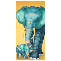 5d diy diamond painting animal elephant 3d embroidery cross stitch decor gift