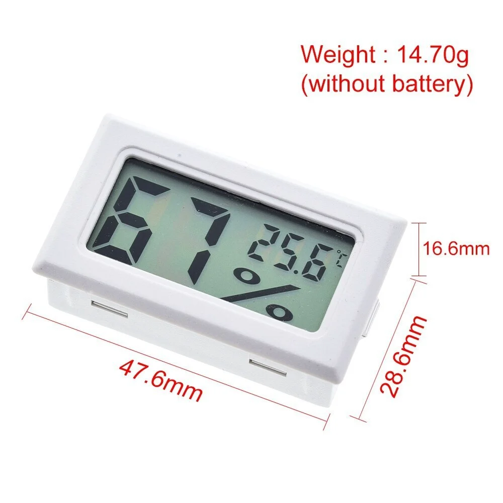 

FY-11 Mini LCD Digital Thermometer Hygrometer Temperature Indoor Convenient Temperature Sensor Humidity Meter Gauge Instruments