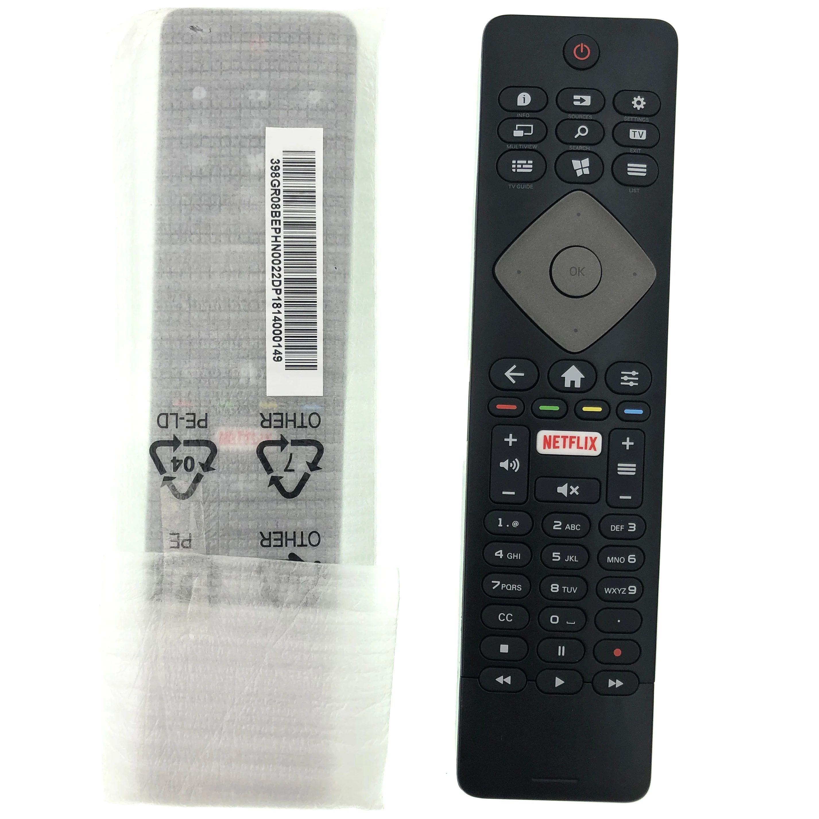 Пульт дистанционного управления RC-GL017-420 0398GR08BEPHN0022DP RC GL017 420 для Philips Smart tv