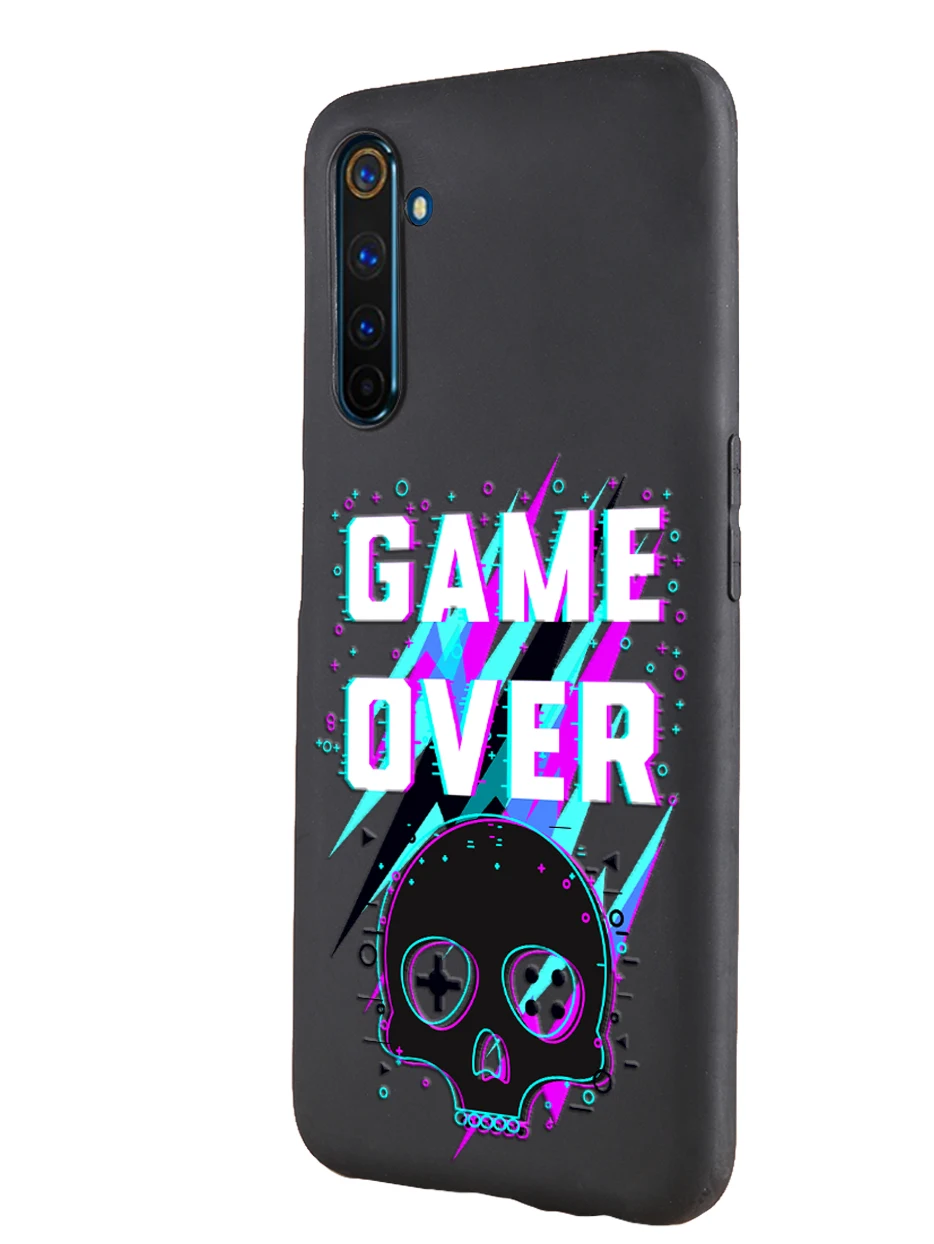 Силиконовый чехол Мобилиус на realme 6Pro рисунок Космос