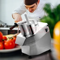 vegetable cutter machine electric potato chips slicer friut cheese cutter with 5 discs blades for commercial