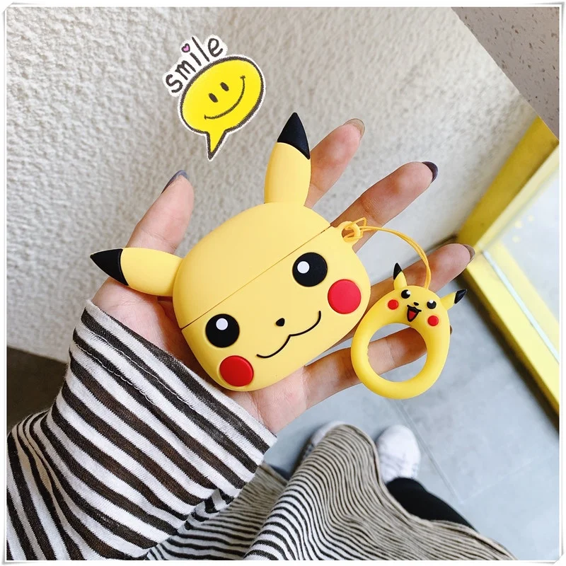 

Cute Cartoon Silicone Airpods 3 Pro 1 2 Case For Airpods Pro 3 1 2 Cover For Earphone Case For Headphone Cover Pikachu