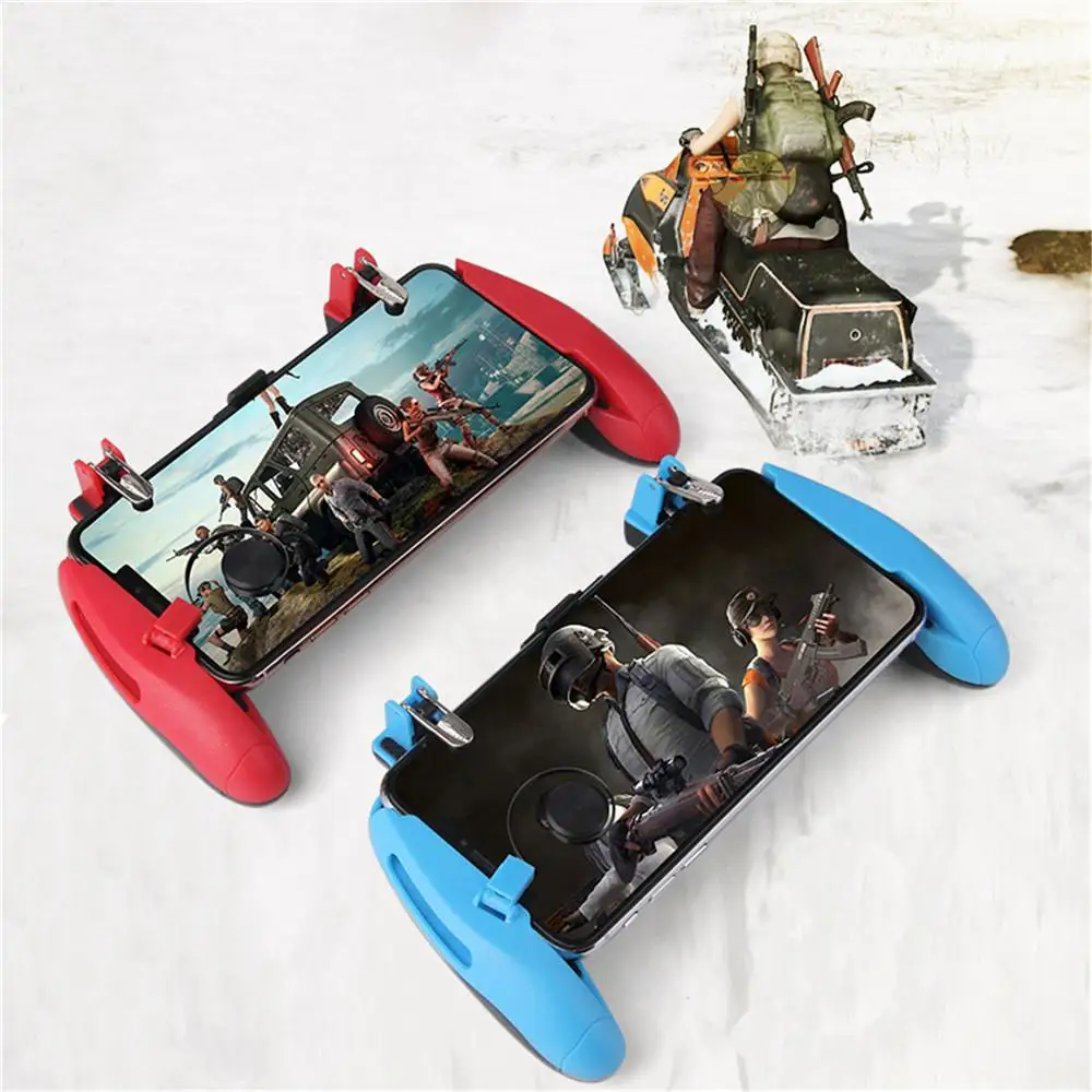 PUBG Геймпад контроллер Джойстик с держателем для игры Кнопка огня пусковая схема L1R1 шутер подходит для IOS мобильный телефон Andriod