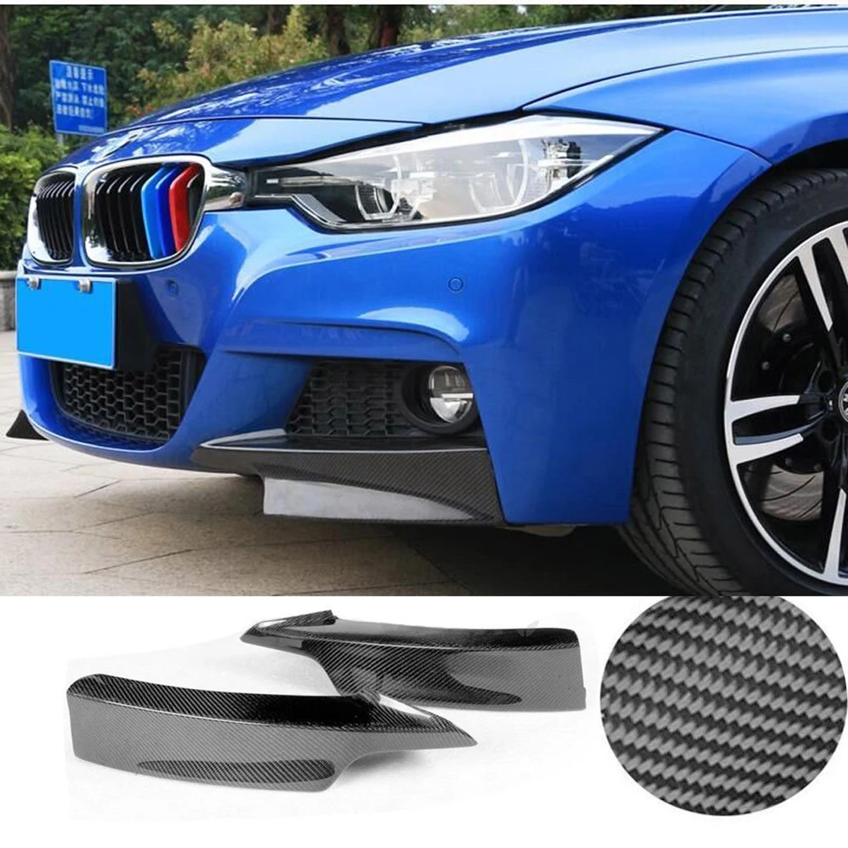 Для 2012 2013 2014 BMW F30 F35 3 серии M Tech передний бампер разветвитель для губ фартук