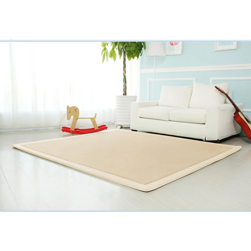 Однотонные розовые ковры для гостиной из кораллового флиса мягкие коврики