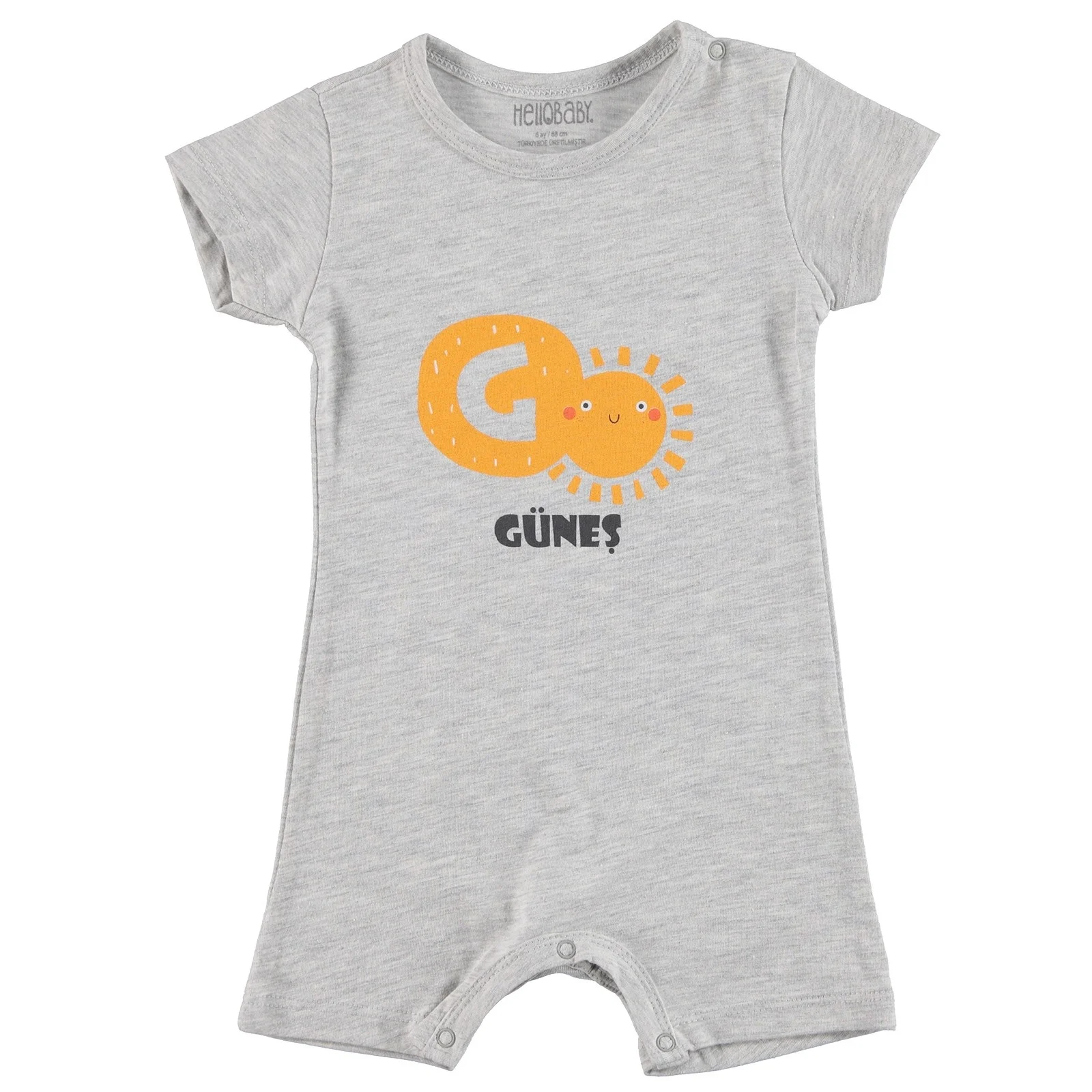 Ebebek HelloBaby/летнее базовое детское боди с надписью| |