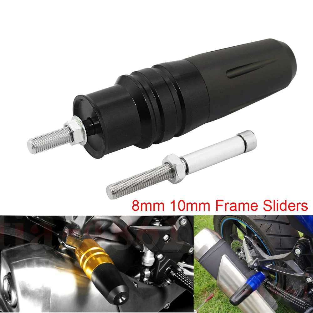 

8mm 10mm Motorcycle Anti Falling Rod Scooter Motorbike Aluminum Engine Shatter Crash Frame Slider Protector Stick Crash Bar