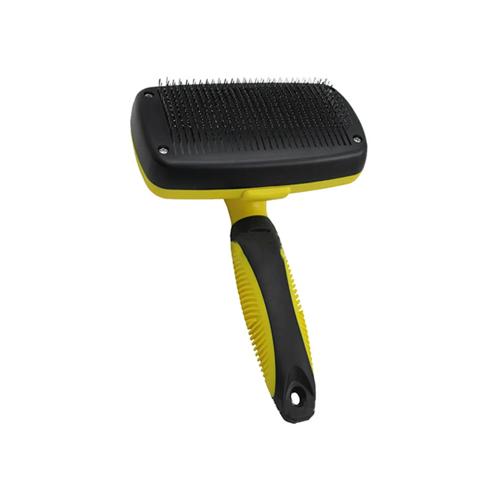 Пуходерка расческа для собак с функцией самоочищения ухода за шерстью домашних