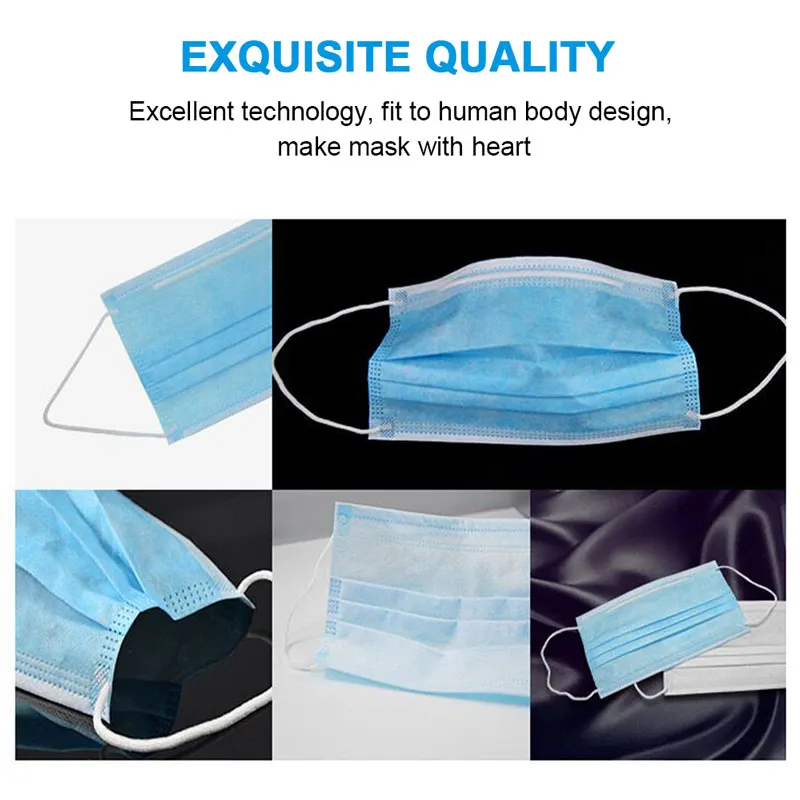 50 шт. одноразовые маски респираторы для лица|Маски вечеринки| |