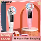 AmazeFan 4in1RF и телефон, радио, мезотерапия, Электропорация, лифтинг, красота, светодиодсветодиодный подсветка, омоложение кожи лица, удаление морщин, радиочастота