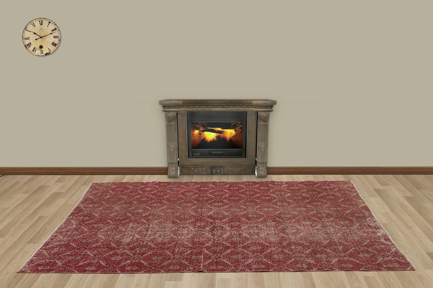 

Hand Woven Tumbled Carpet (7268)151x252