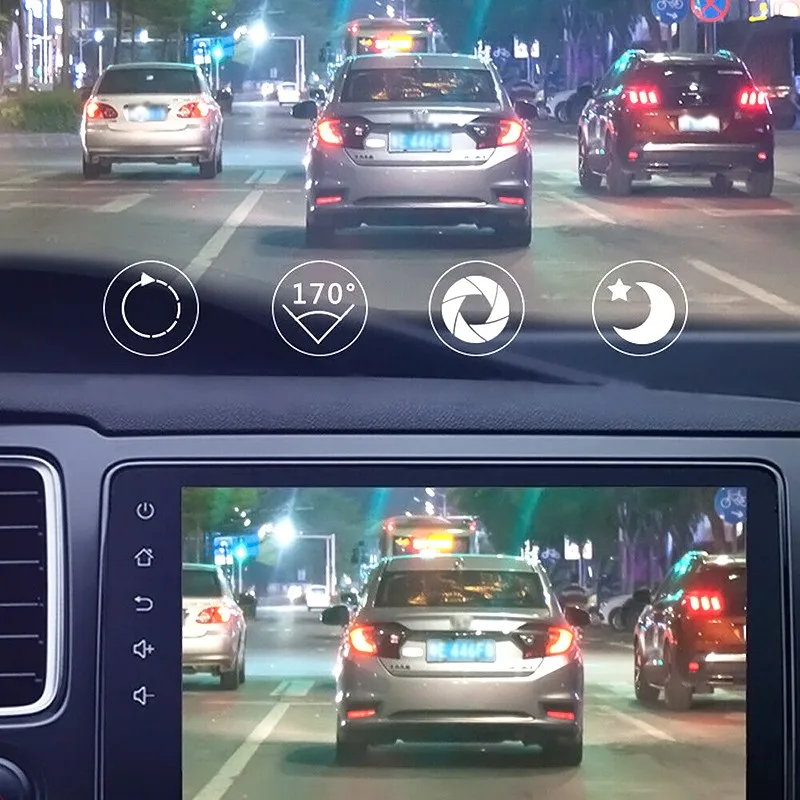 Цифровой Автомобильный видеорегистратор HD 1080P Android ADAS акселерометр ночное