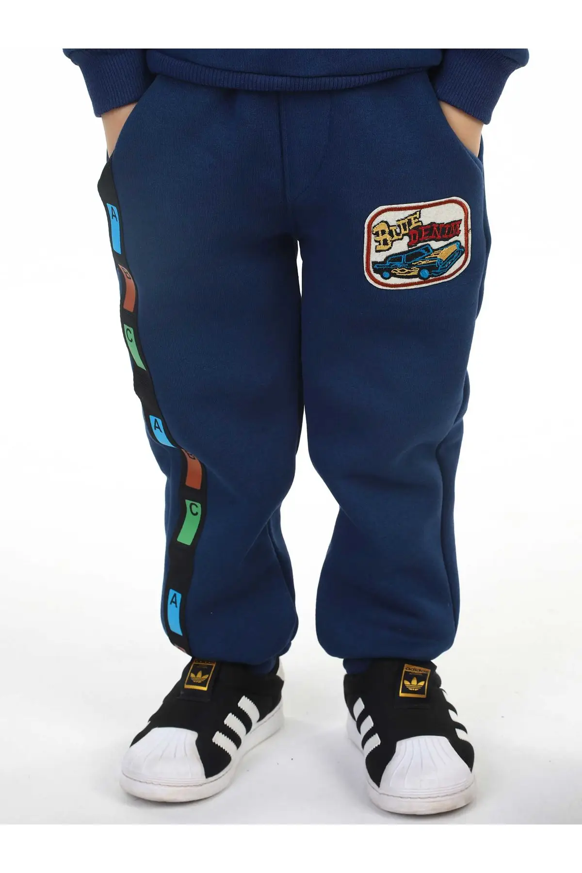 Индиго зимние мужские спортивные штаны|Брюки| |