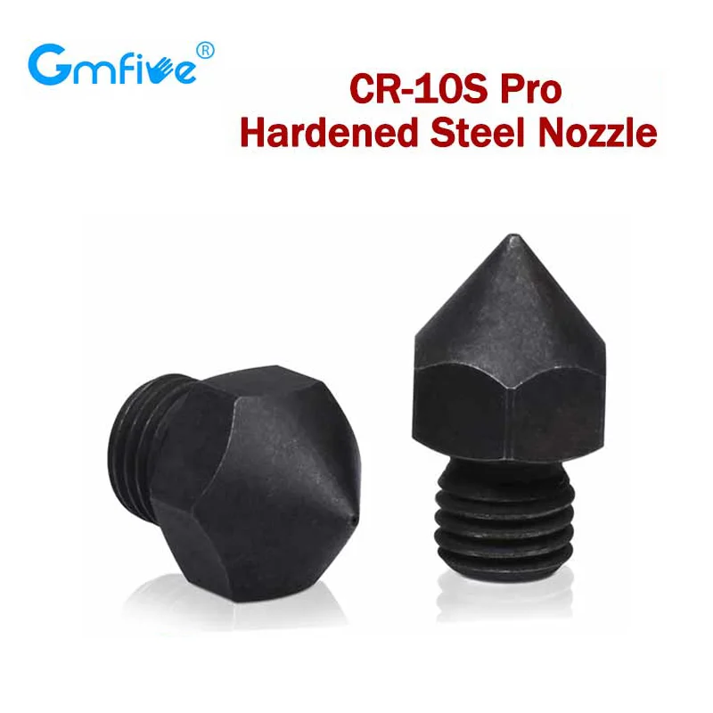 

GmFive CR-10S Pro закаленное Сталь сопла 0,2/0,4/0,6/0,8 мм J-Head M6 1,75 мм нити для Cr10S PRO Ender3 Hotend 3D-принтеры Запчасти