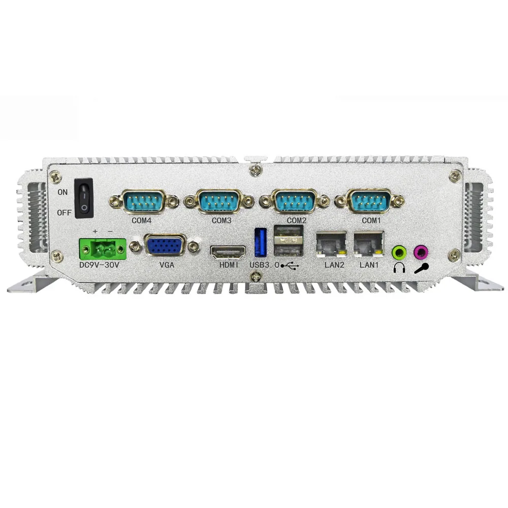 

Miliary control industrial computer with intel celeron j1900 CPU 4Gb ram 64Gb SSD 2*Lan mini pc
