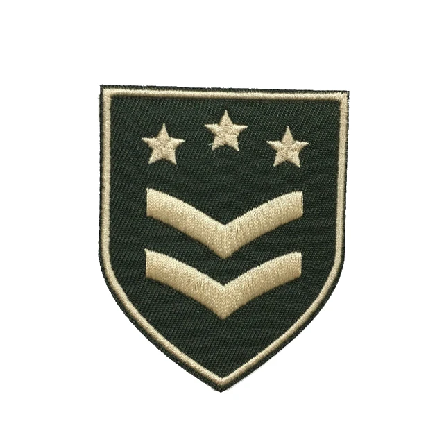 Военные нашивки с вышивкой армейские от производителя гладкая подкладка высота 3
